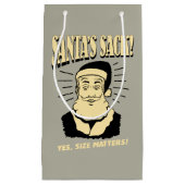 サンタの袋：Yes、サイズ スモールペーパーバッグ (正面)