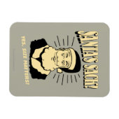 サンタの袋:Yes、サイズ マグネット (横)