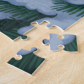 サンタの視点:クリスマスの鳥観察 ジグソーパズル (側面)