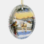 サンタの親愛なオーナメント セラミックオーナメント (右)