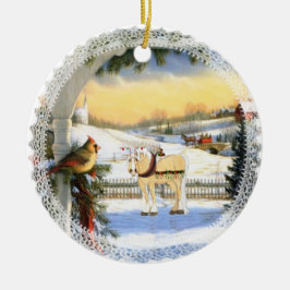 サンタの親愛なオーナメント セラミックオーナメント