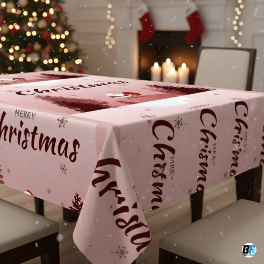 サンタの豪華なクリスマス テーブルクロス