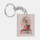 サンタの費用 キーホルダー (正面左)