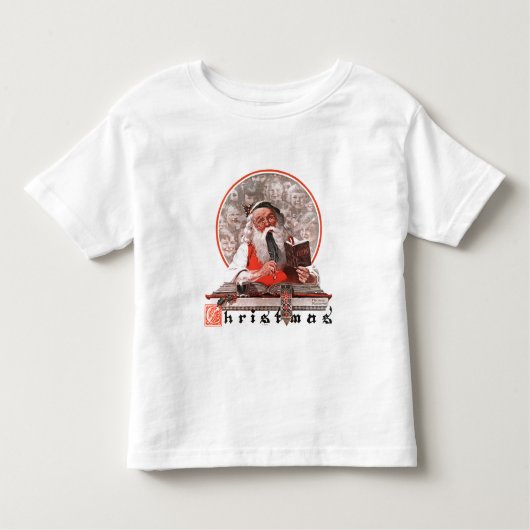 サンタの費用 トドラーTシャツ (正面)