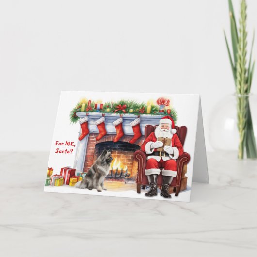 サンタの贈り物 ケースホンド 犬 クリスマス (正面)