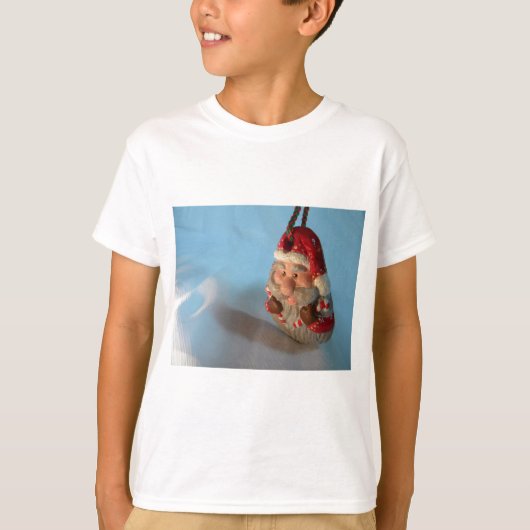 サンタの赤いオーナメント Tシャツ (正面)