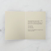 サンタの赤いコンバーチブルでの楽しいドライブ シーズンカード (内部)