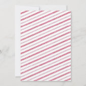 サンタの赤ちゃんシャワー 招待状 (裏面)