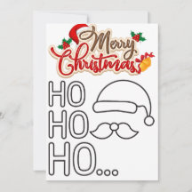 サンタの輪郭 クリスマスの挨拶