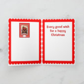 サンタの退役軍人車 シーズンカード (内部)