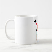 サンタの逆 コーヒーマグカップ (左)