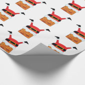 サンタの逆 ラッピングペーパー (角)