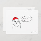 サンタの郵便はがき シーズンポストカード (正面/裏面)