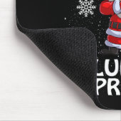 サンタの配管工お気に入りの生クリスマス マウスパッド (コーナー)