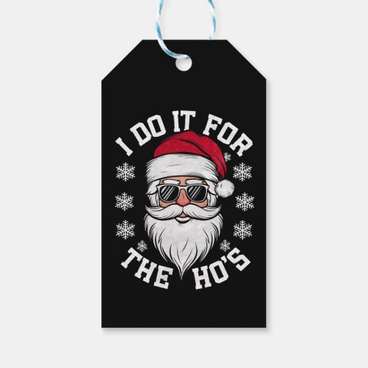 サンタの醜いクリスマスおもしろいのために ギフトタグ (裏面)