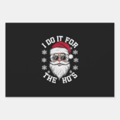 サンタの醜いクリスマスおもしろいのために ラッピングペーパーシート (正面)