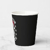 サンタの醜いクリスマスおもしろいのために 紙コップ (左)