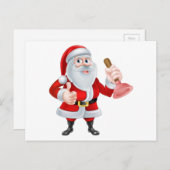 サンタの鉛管工 シーズンポストカード (正面/裏面)