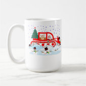 サンタの除雪車騒動 〜 ホリデーシーズンをぶっ壊せ!〜 コーヒーマグカップ (左)