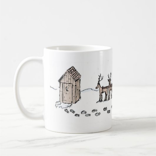 サンタの離れ家のマグ コーヒーマグカップ (左)