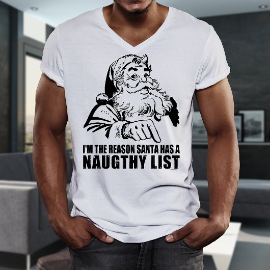 サンタの面白Tシャツ Tシャツ