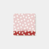 サンタの頭のパターン ポストイット (正面)