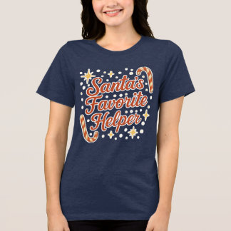 サンタの頼れるヘルパー トライブレンドTシャツ