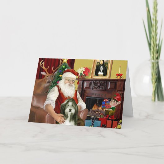 サンタの髭のあるコリー(#9) シーズンカード (正面)