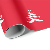 サンタの髭のクリスマスツリー ラッピングペーパー (ロールコーナー)