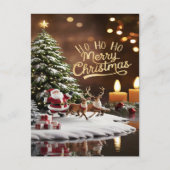 サンタの魔法のクリスマスジャーニー ポストカード (正面)