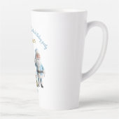 サンタの魔法の誕生日招待状 カフェラテマグ (右)