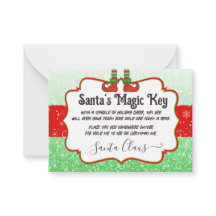 サンタの魔法の鍵クリスマスエルフノート（子供向け）