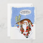 サンタの鹿肉 シーズンポストカード (正面/裏面)