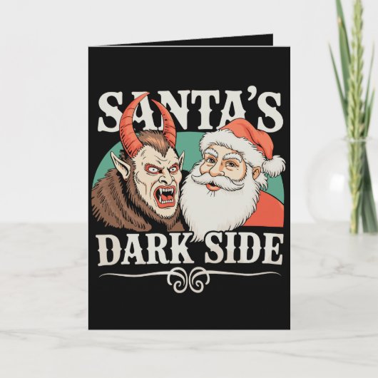 サンタの黒い側面 クランプス クランプスナハト クリスマス (正面)