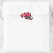 サンタの39シボイのステッカー ラウンドシール (バッグ)