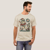 サンタの67クリスマス野球ミーム Tシャツ (正面フル)