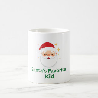 サンタの+お気に入り+キッズマグ キッズ+クリスマスマグ かわいい コーヒーマグカップ