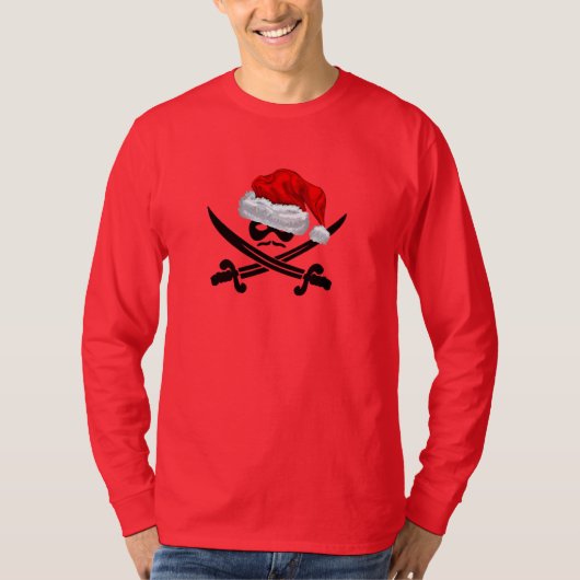 サンタの   海賊 Tシャツ (正面)