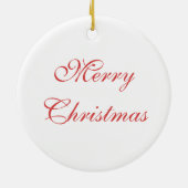 サンタの《鳥》アメリカゴガラ セラミックオーナメント (裏面)