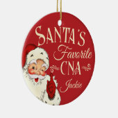 サンタのCNAお気に入りのクリスマスオーナメント セラミックオーナメント (右)