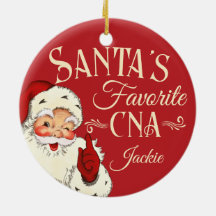 サンタのCNAお気に入りのクリスマスオーナメント