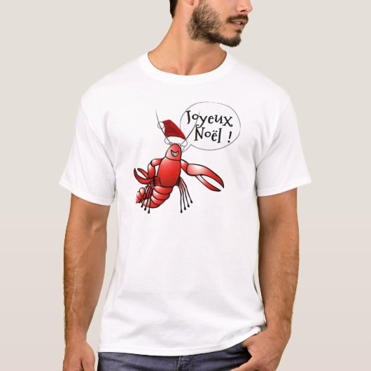 サンタのCrawdad (サンタの胃袋) Tシャツ (正面)