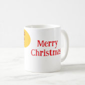 サンタのHO HO HO メリークリスマス コーヒーマグカップ (正面右)