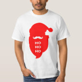 サンタのHO HO HO Tシャツ (正面)