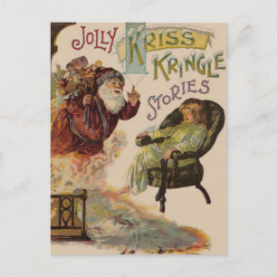 サンタのKriss Kringleの物語 シーズンポストカード