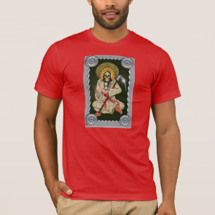 サンタのmuerte (金) tシャツ