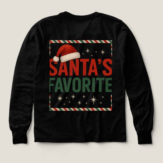 サンタのTシャツ (デザイン背面)