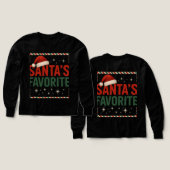 サンタのTシャツ (デザイン 正面&背面)