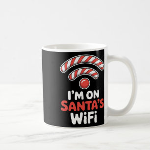 サンタのWi-Fiに接続中 クリスマス ホリデー Xmas コーヒーマグカップ