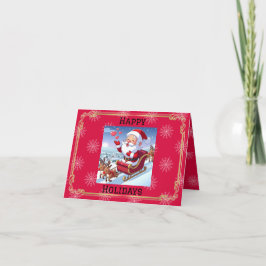 サンタはあなたが好きなクリスマスのご挨拶 カード